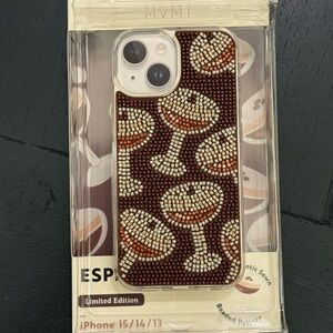 MVMT Espresso Martini Espressotini Beaded iPhone 15 14 13 Case Brand New